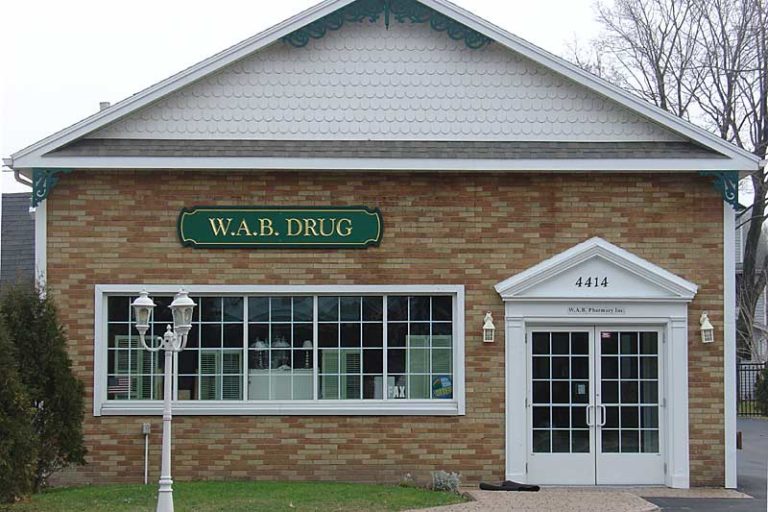 W.A.B. Drug (I call it Wab) is an independent drug store. That is a heroic feat in the age of Walgreens. Culver Road in Rochester, New York.