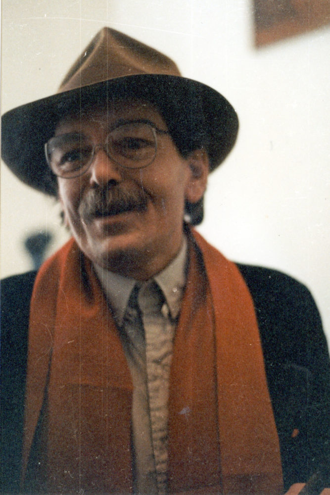 Don Van Vilet (aka Captain Beefheart) at Michael Werner Gallery opening for show Don Van Vliet paintings 1995