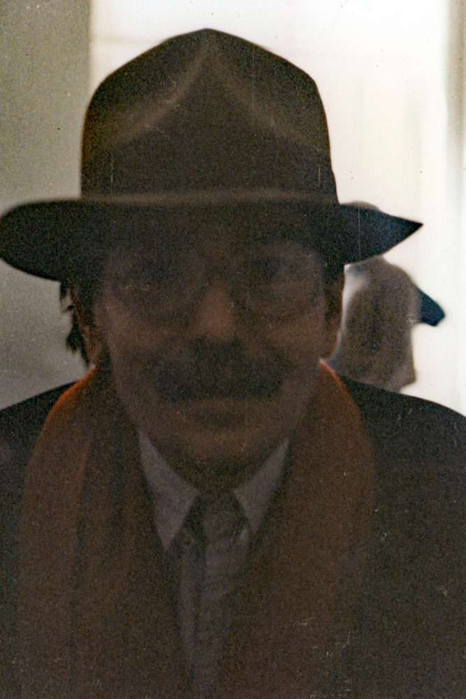 Don Van Vilet (aka Captain Beefheart) at Michael Werner Gallery opening for show Don Van Vliet paintings 1995