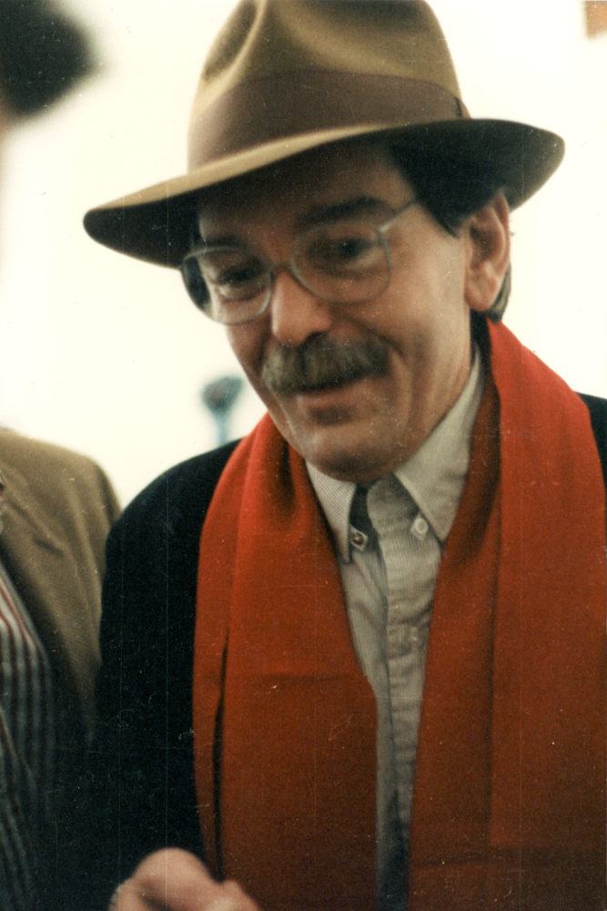 Don Van Vilet (aka Captain Beefheart) at Michael Werner Gallery opening for show Don Van Vliet paintings 1995