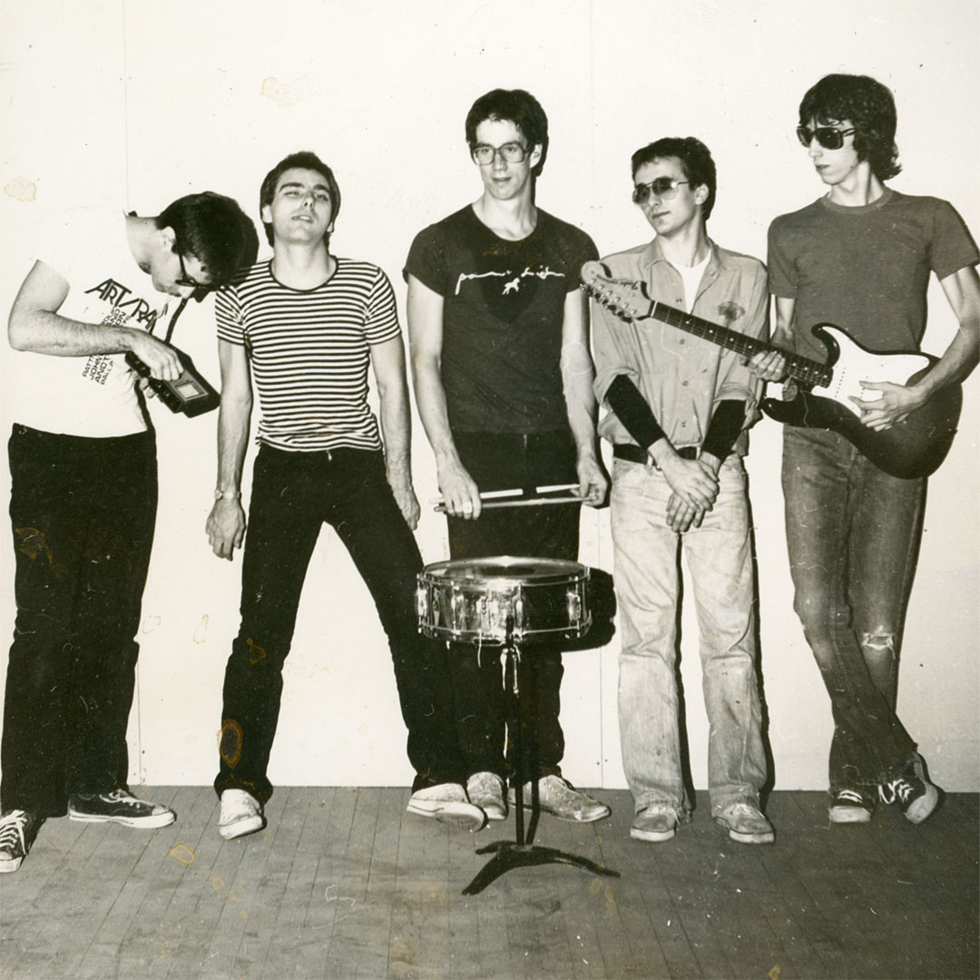 New Math band photo by Corrine Atias 1977