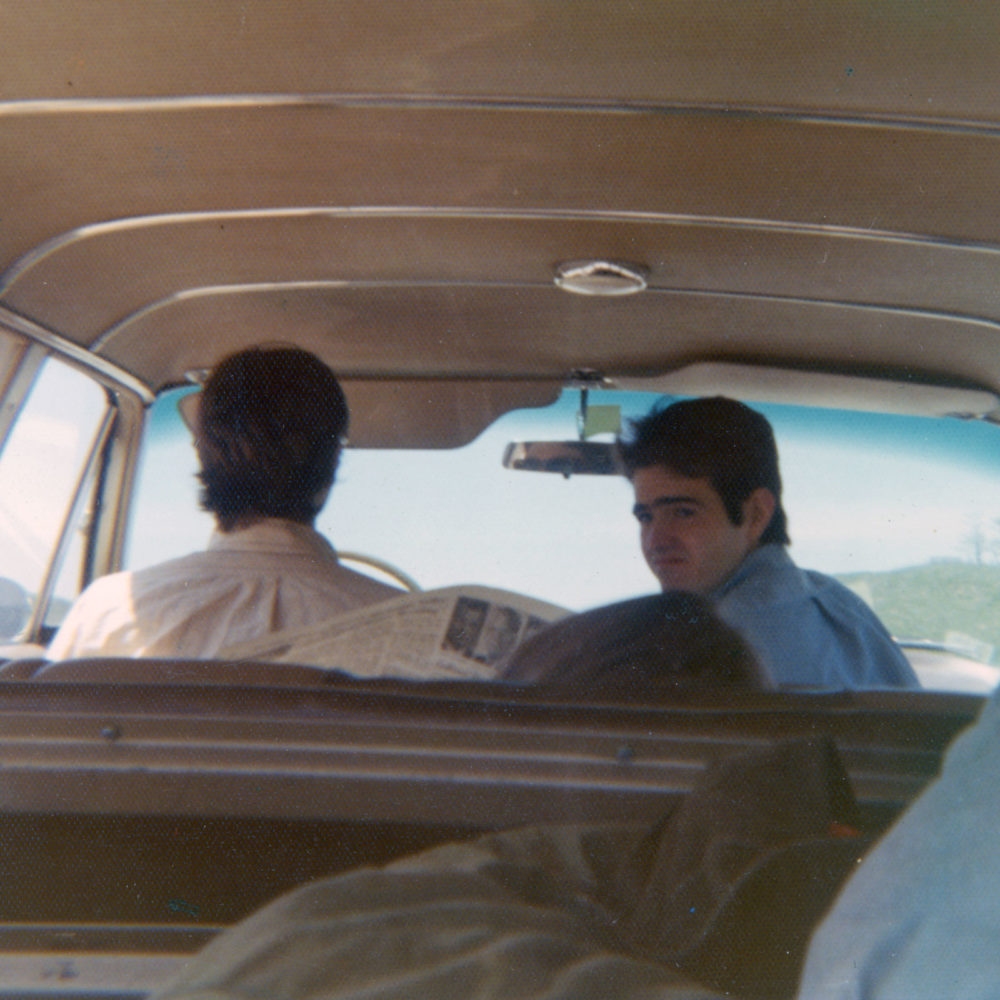 Joe and Steve on the way to the Kentucky Derby 1973