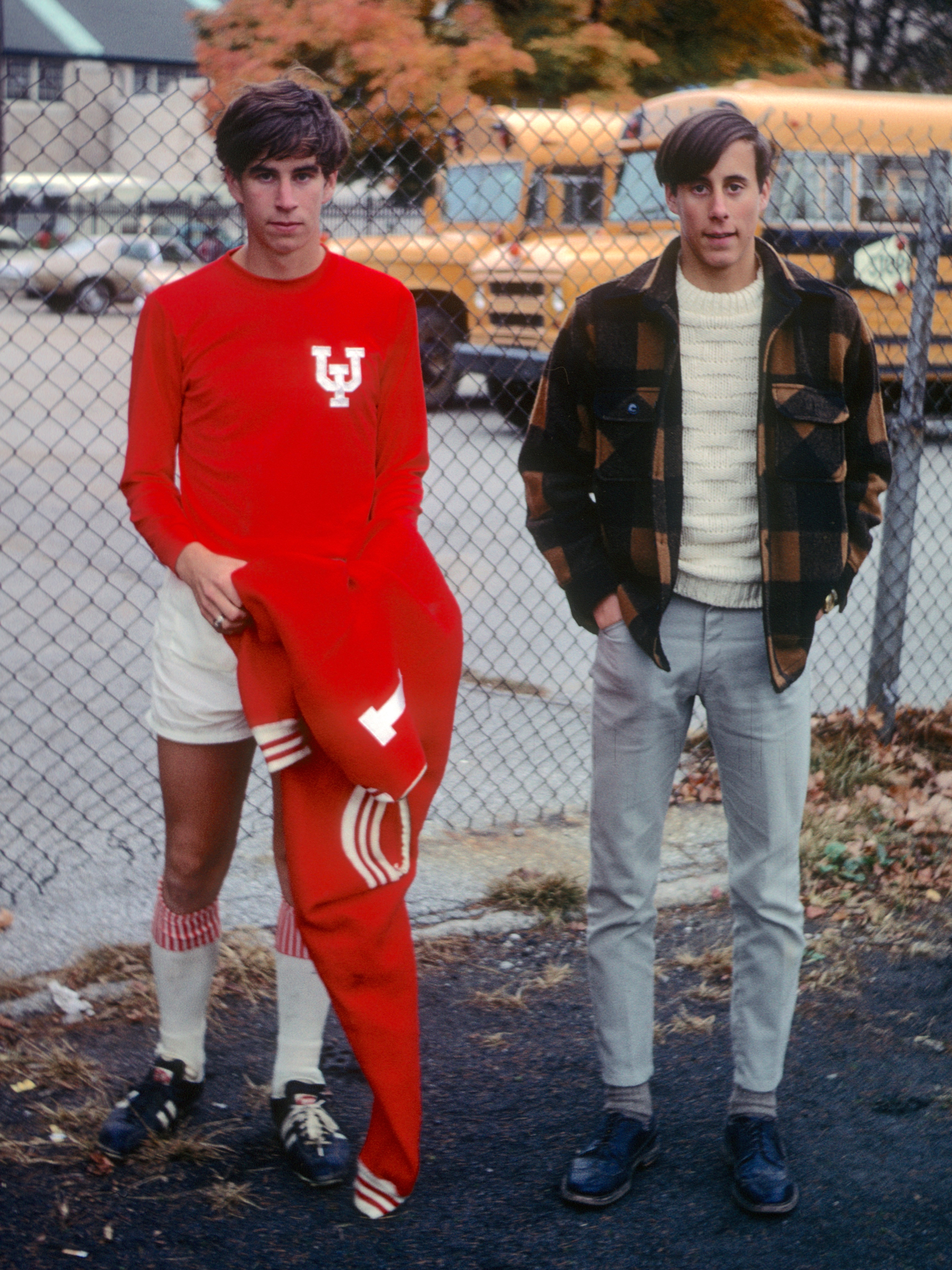 Paul playing soccer at IU in the old football stadium vs. St. Louis 1968. Photo by Leo Dodd.