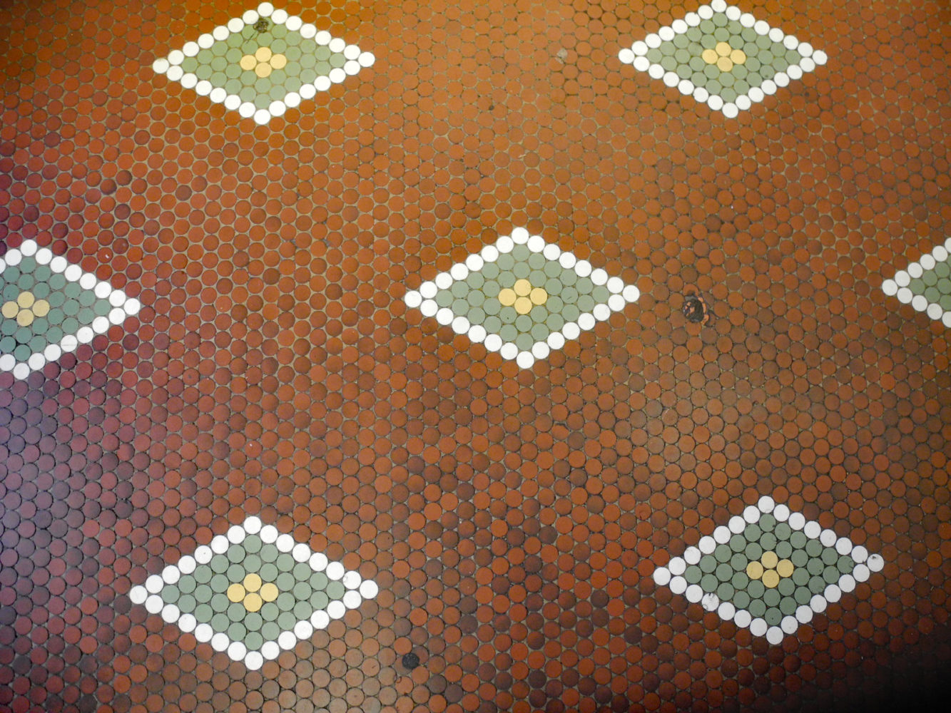 Tierney Market tile floor at 999 South Clinton Avenue in Rochester, New York