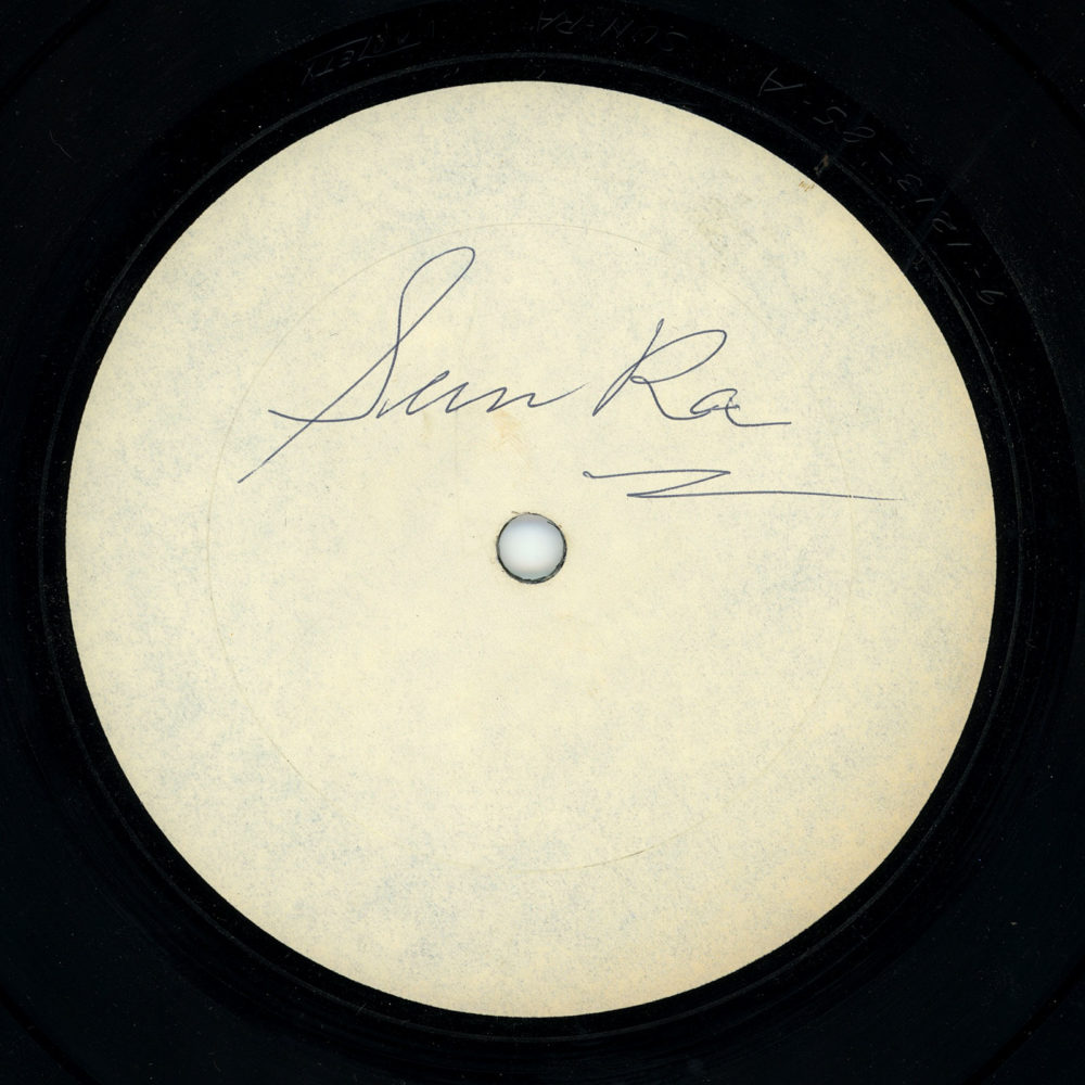 Sun Ra autographed record