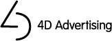 4D Advertising logo by Paul Dodd at 4D Advertising in Rochester, New York