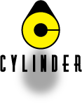 Cylinder Sound Studio logo by Paul Dodd at 4D Advertising in Rochester, New York