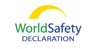 World Safety Declaration logo by Paul Dodd at 4D Advertising in Rochester, New York