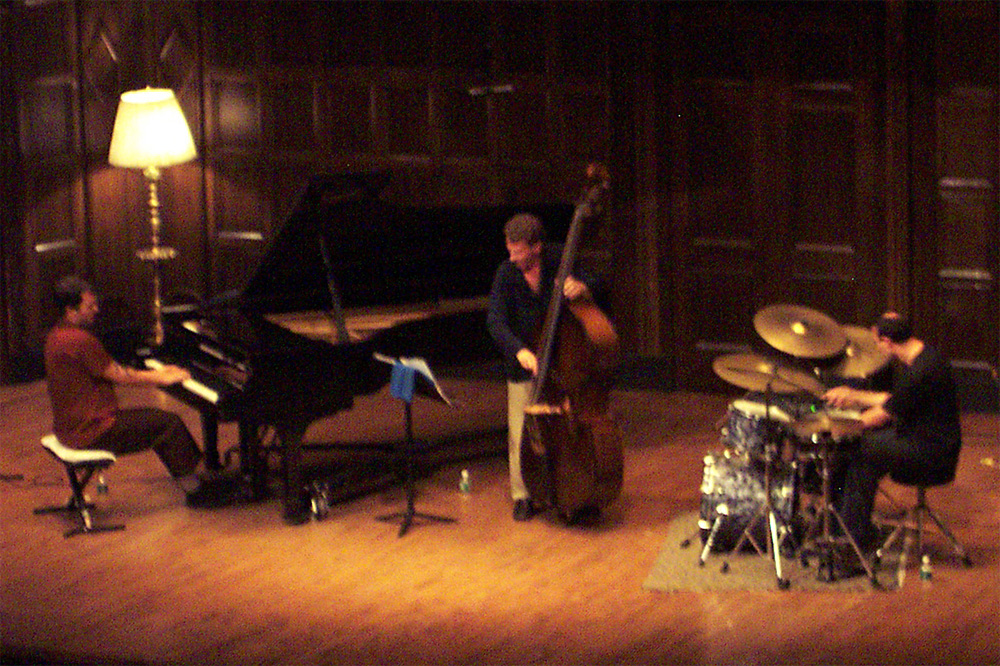 Unknown band performing at Kilbourn Hall at the 2002 Rochester International Jazz Festival.