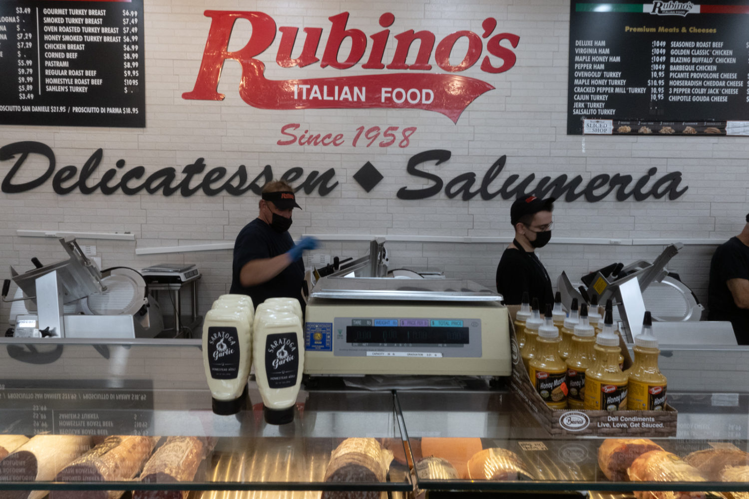 Rubino's deli counter, Rochester, New York