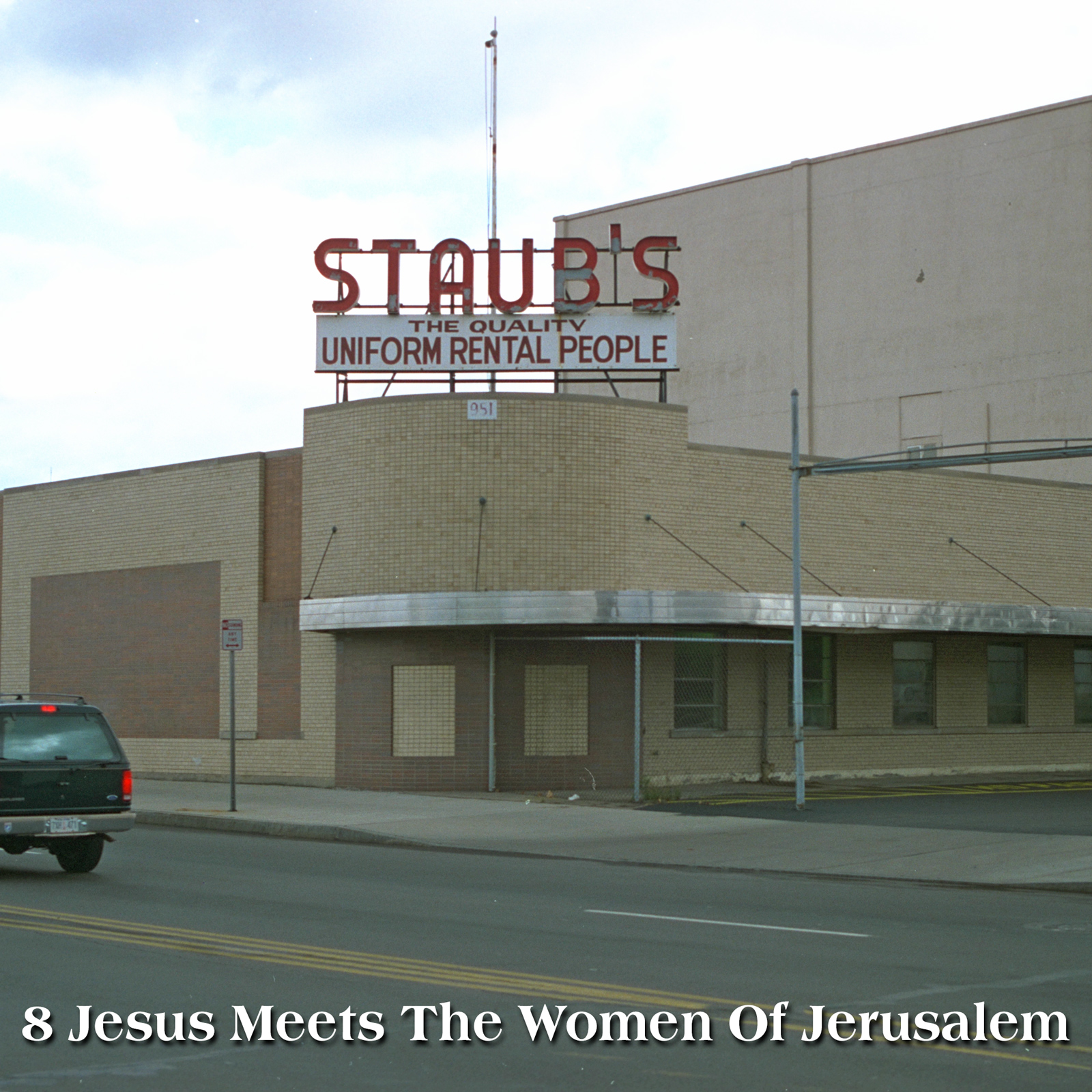Layout for "Passion Play 1998" locations, East Main Street Rochester, New York