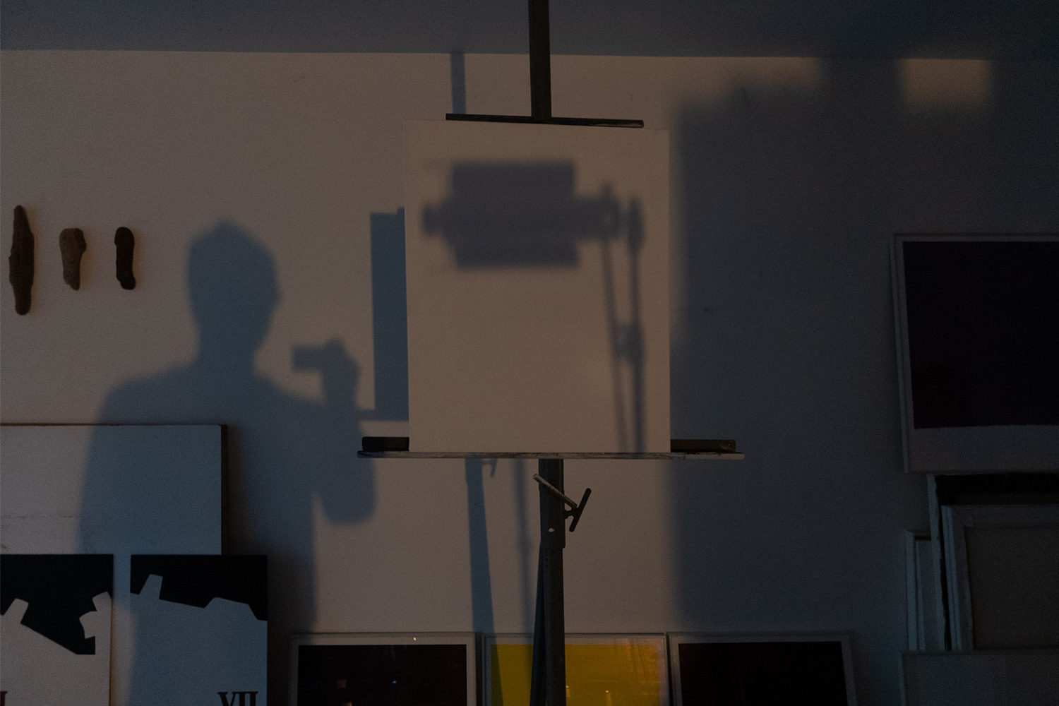 Shadows in basement studio