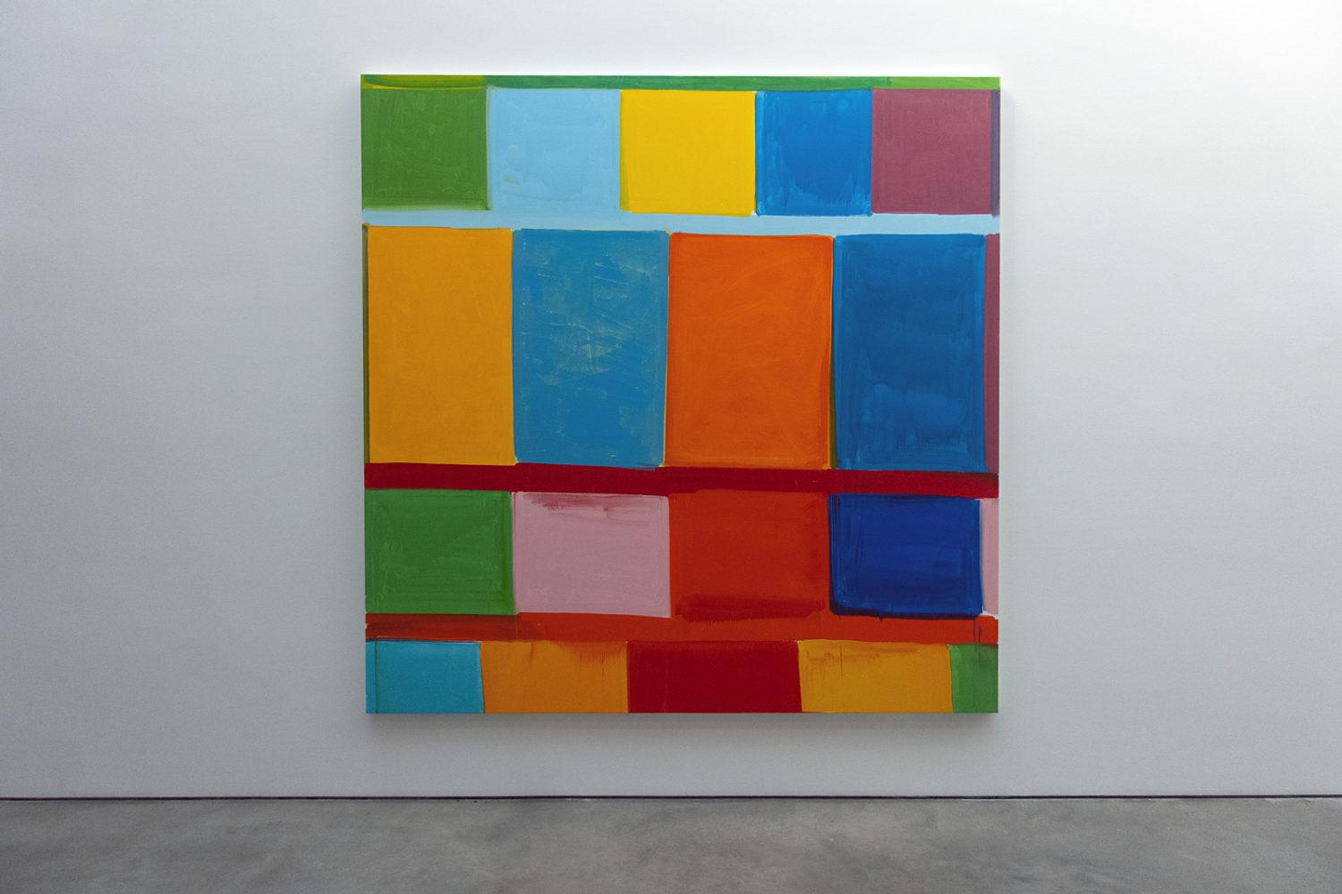 Stanley Whitney painting at Lisson Gallery in Chelsea