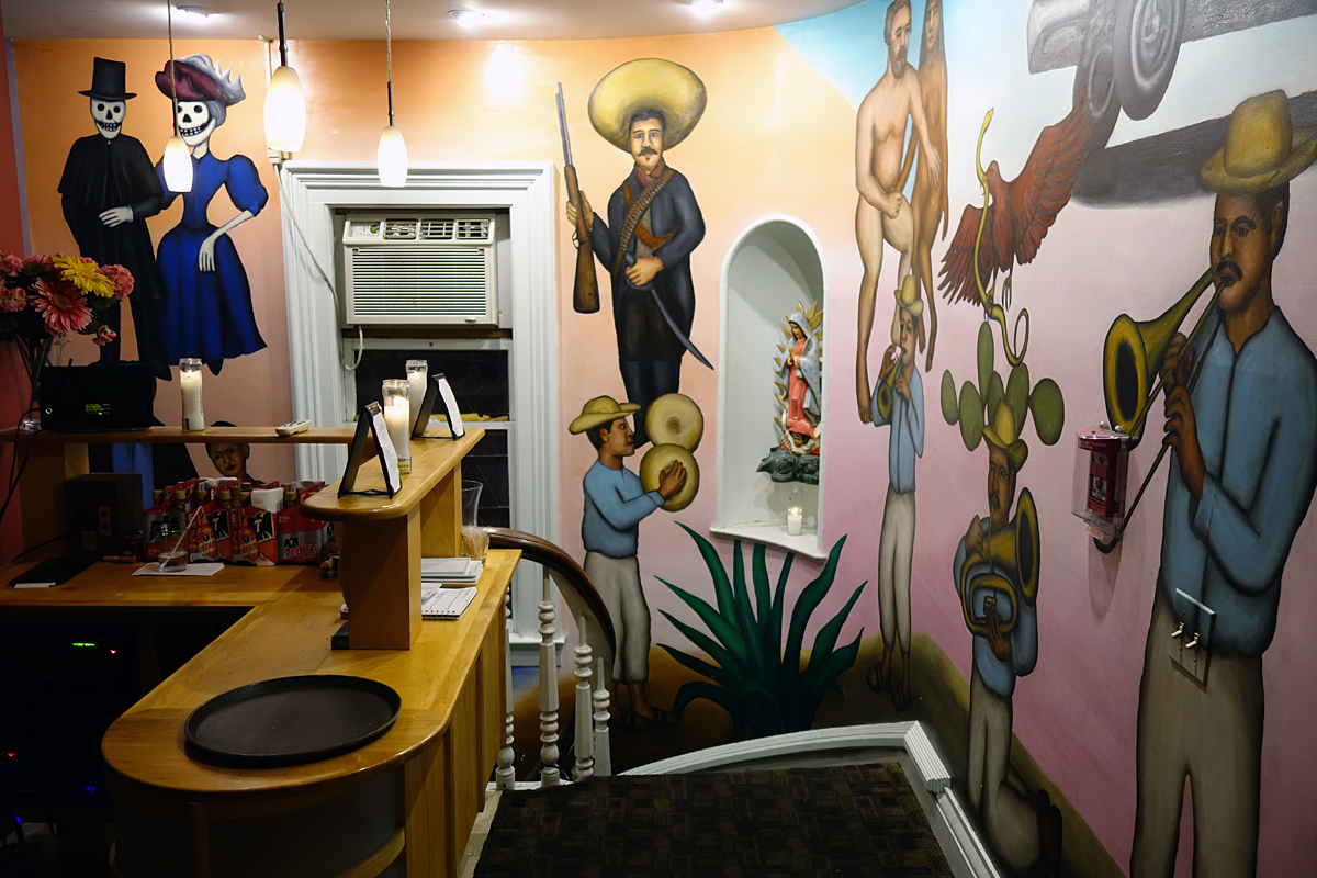 Mural at Mex Restaurant in 2016