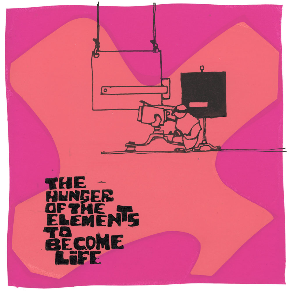 Leo Dodd silkscreen "The Hunger of the Elements to Become Life" 1976
