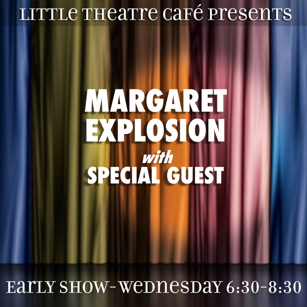 Margaret Explosion poster for April gig 2022