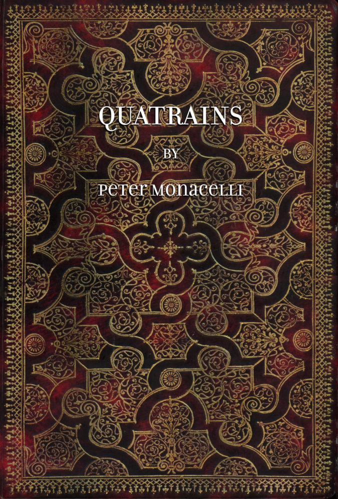 Front cover to Peter Monacelli "Quatrains"