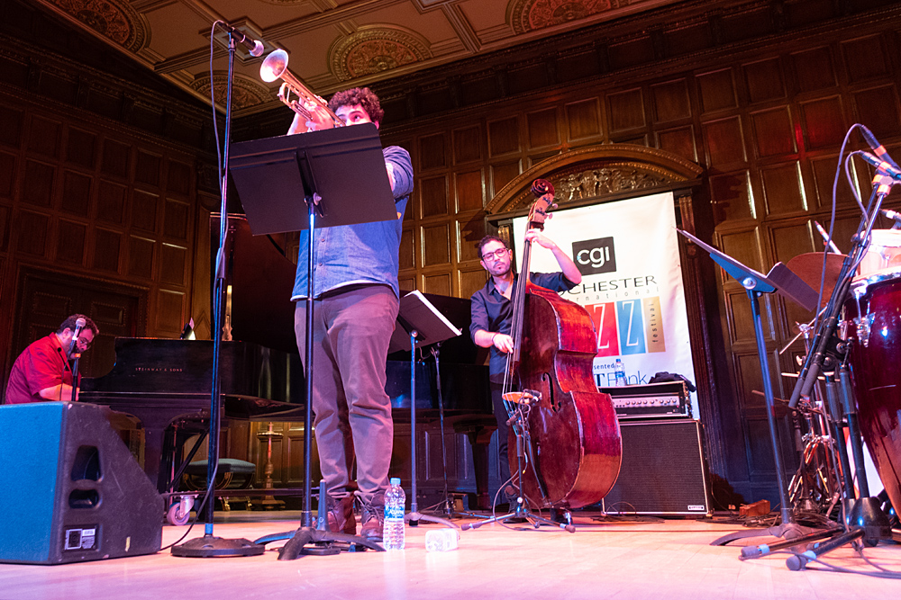 Arturo O'Farrill Quintet performing at the 2022 Rochester International Jazz Festival