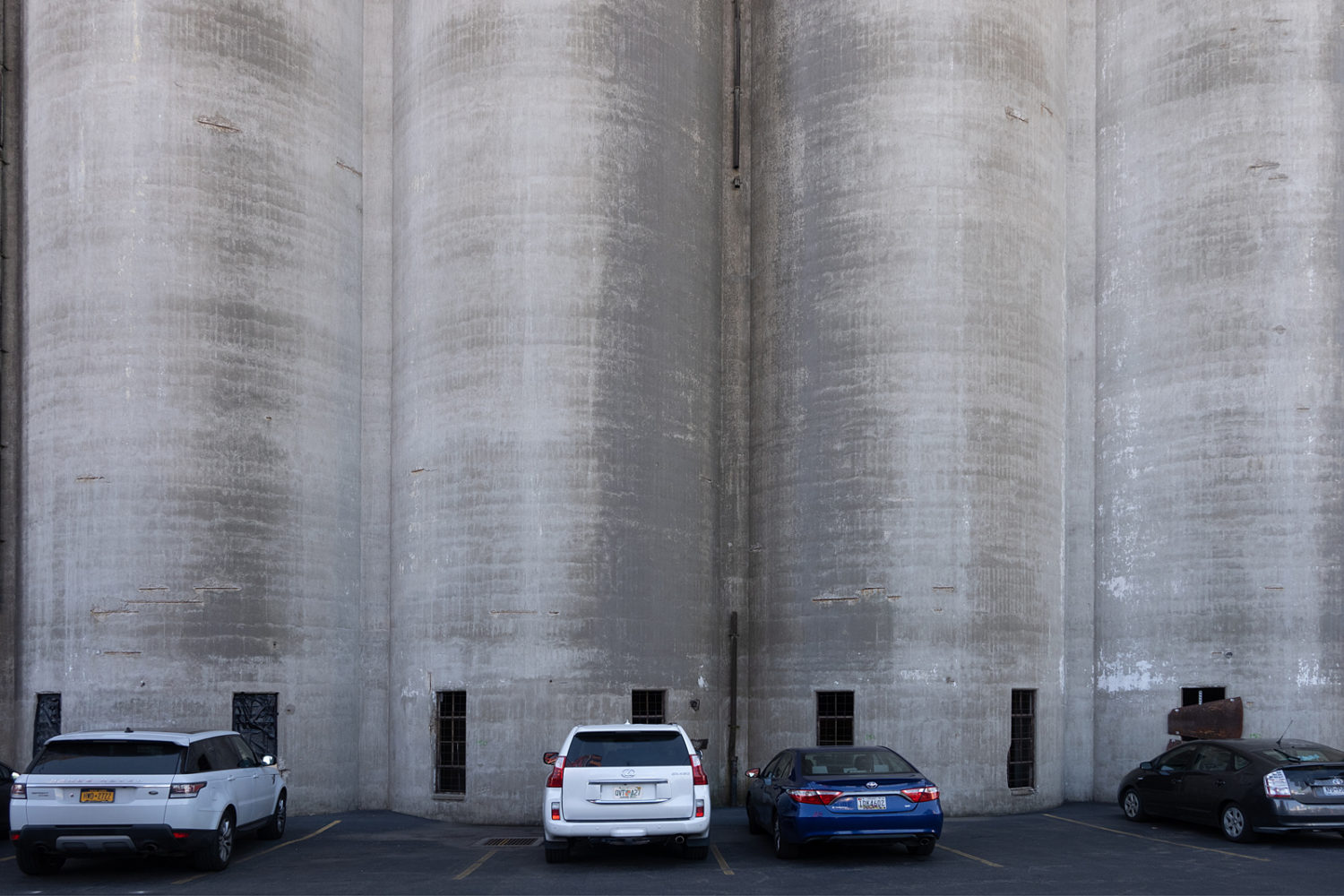 Grain silos in Buffalo New York