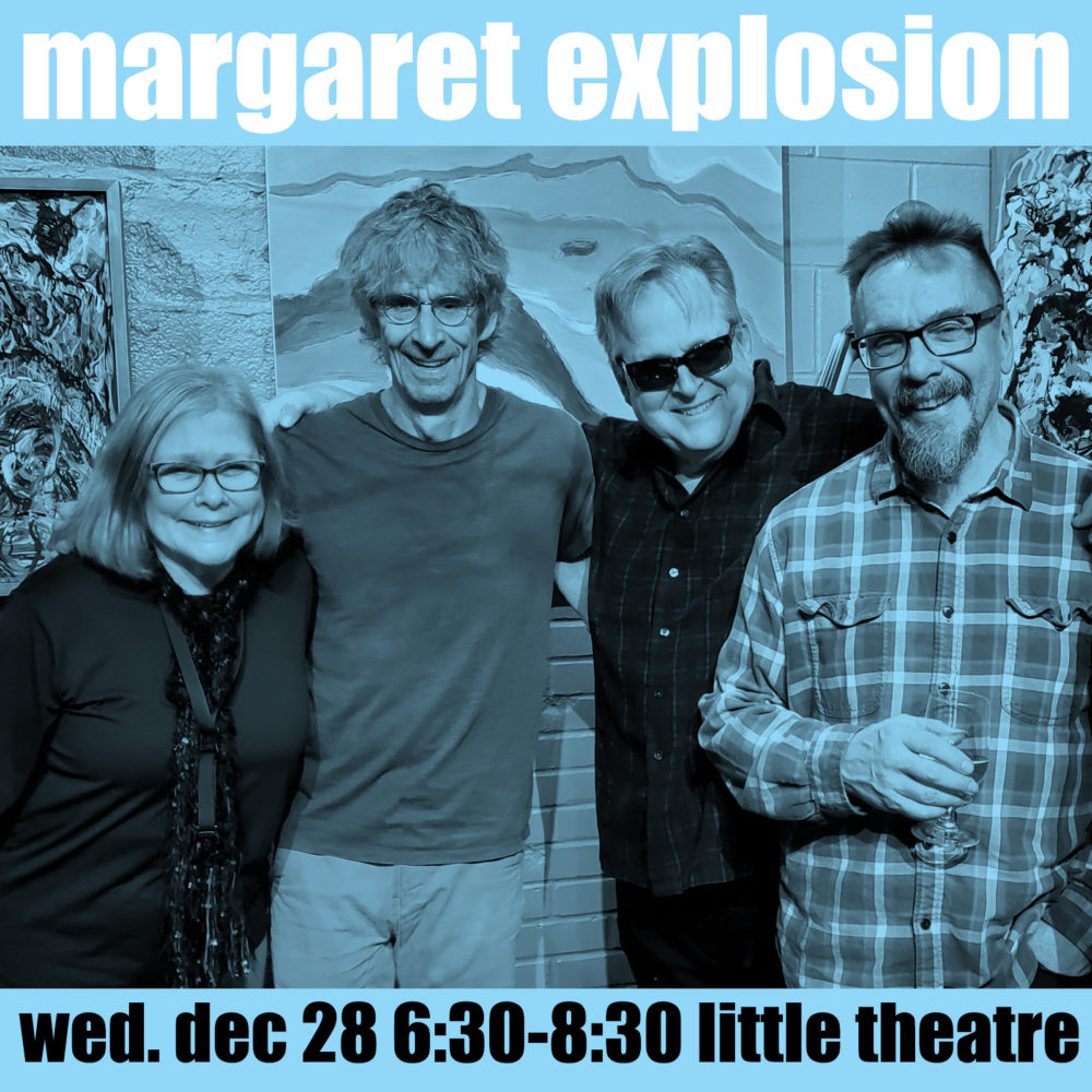 Margaret Explosion poster for December 22 gig
