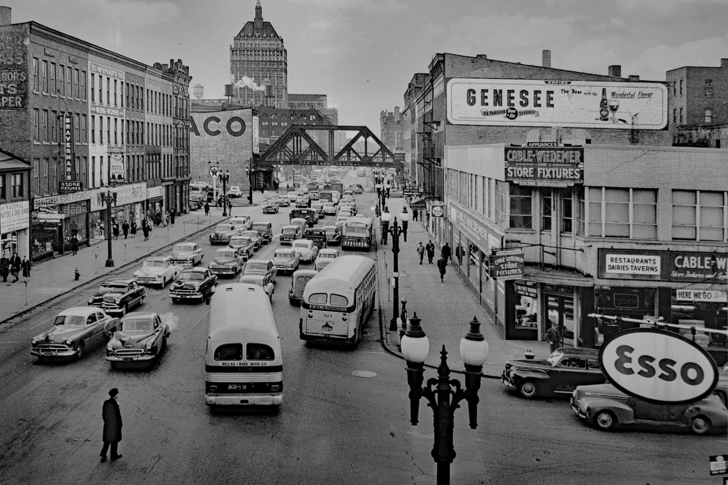 State Street in Rochester, New York 1952 - photographer unknown