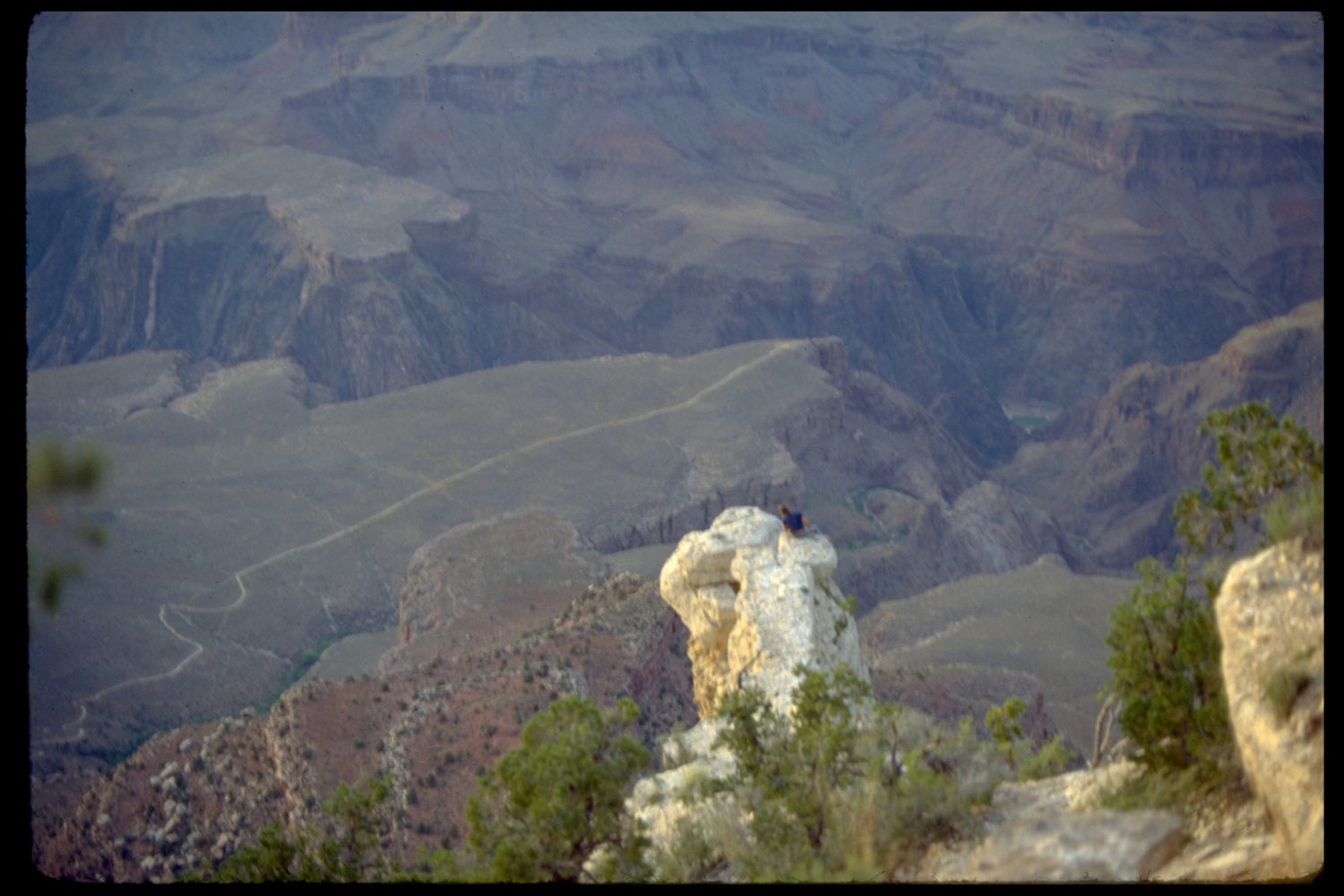 Steve Hoy at the Grand Canyon 1980