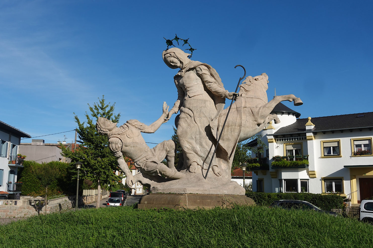 San Juan de Dios Statue in Hondarribia