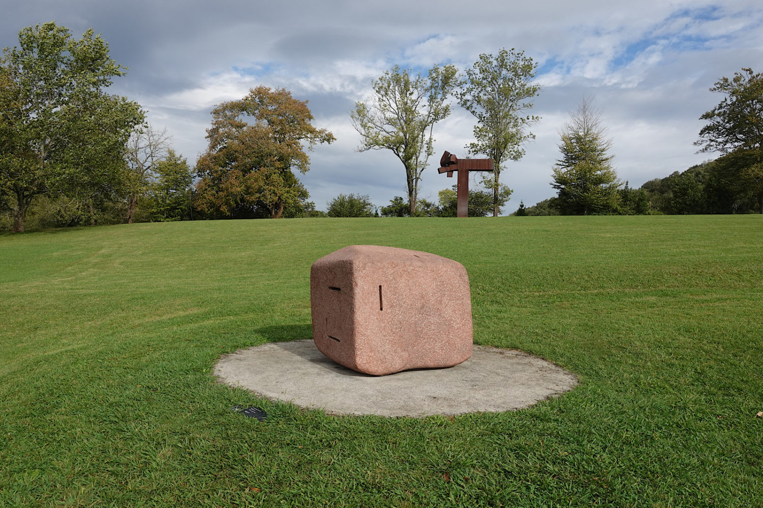 Chillida sculptures at Chillida Leku in San Sebastián