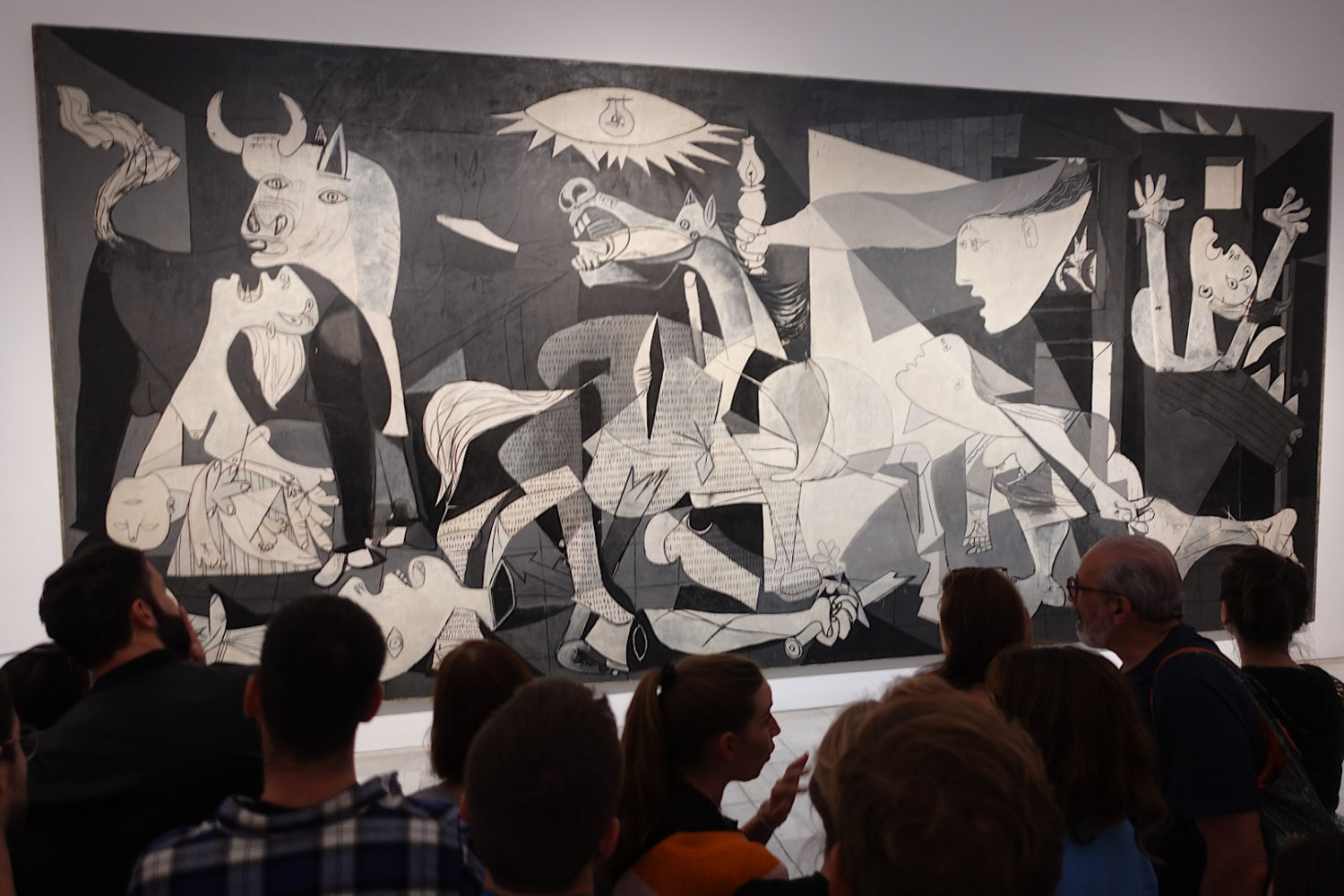 “Guernica” by Picasso at Museo de Reina Sofia in Madrid