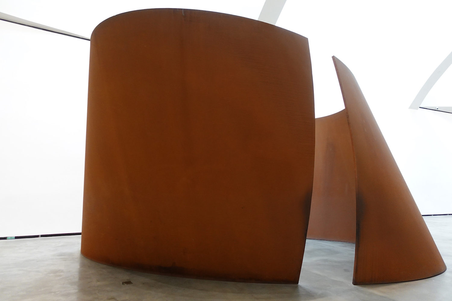 Richard Serra installation  at Bilbao Guggenheim 