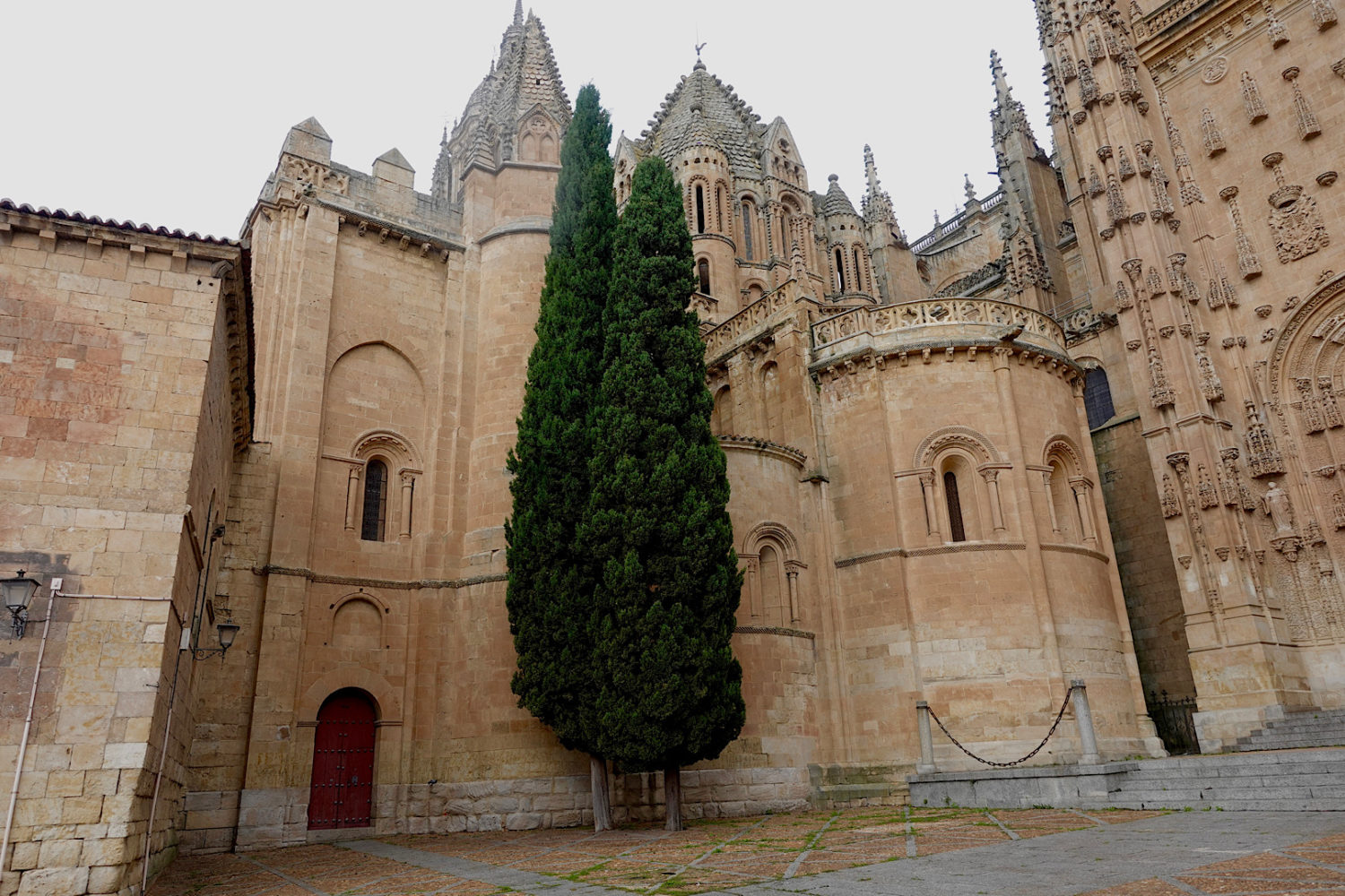 Cathedrals in old section of Salamanca, Spain