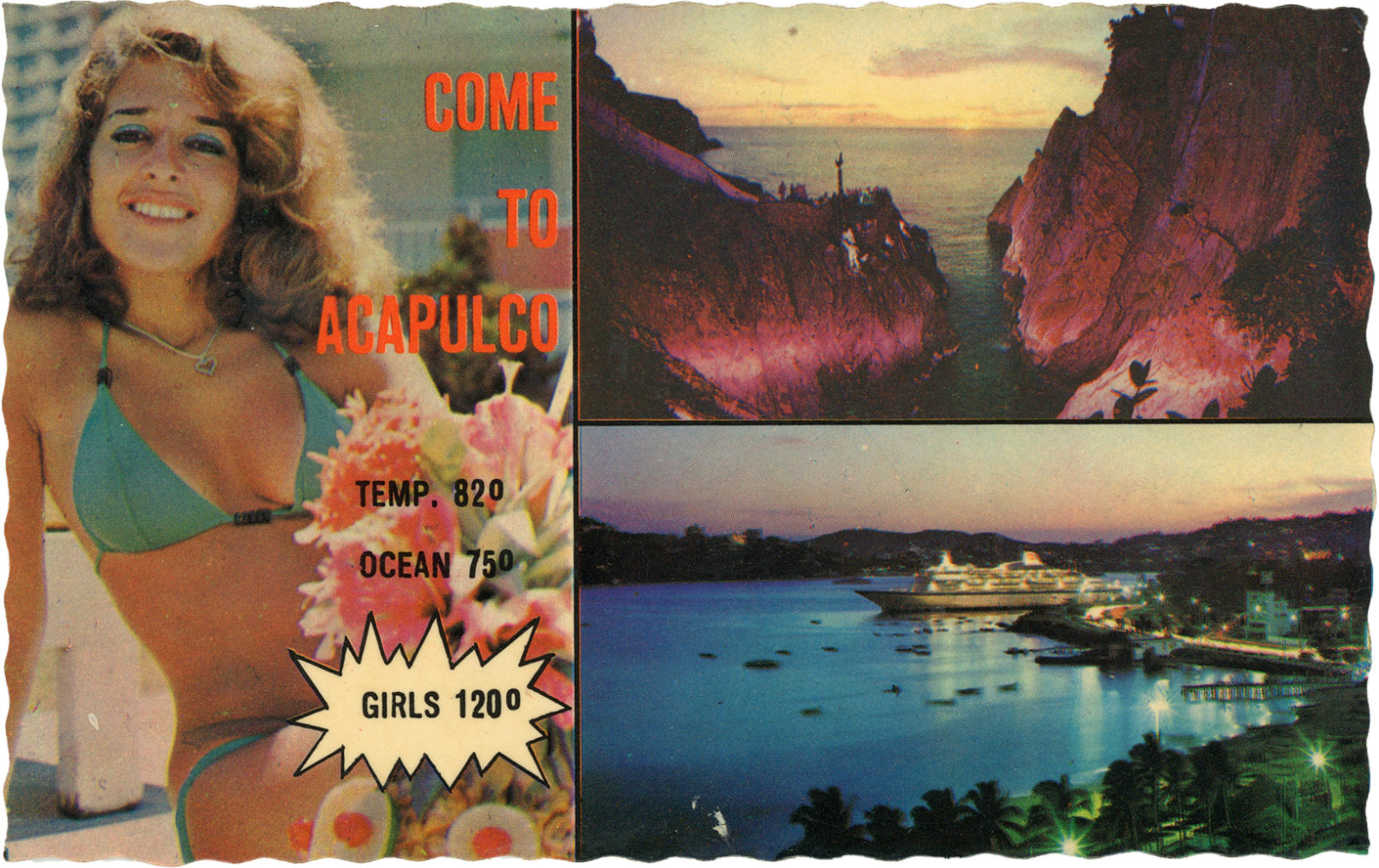 Postcard from Peggi in Acapulco 1974
