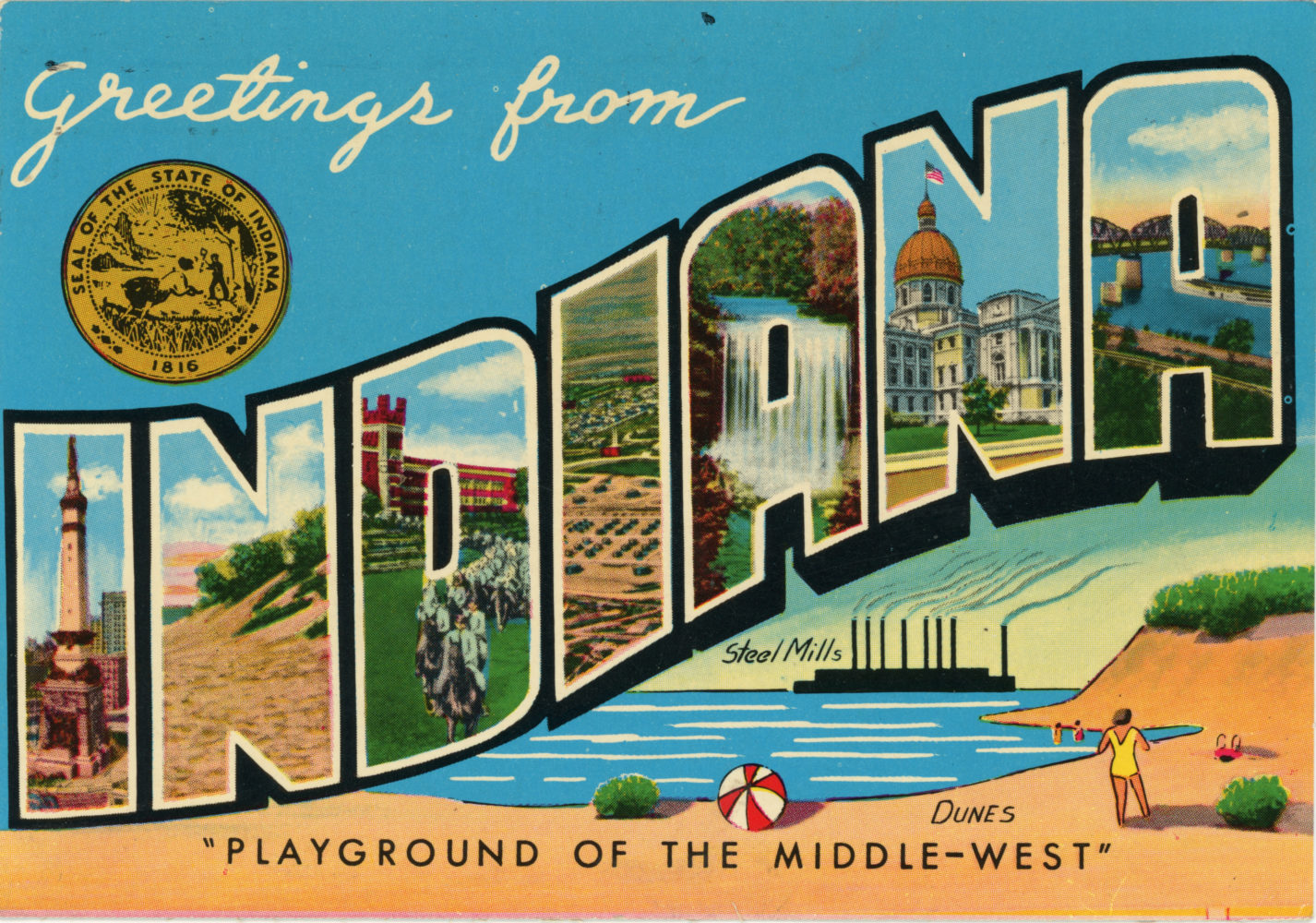 Postcard from Ned in Bloomington