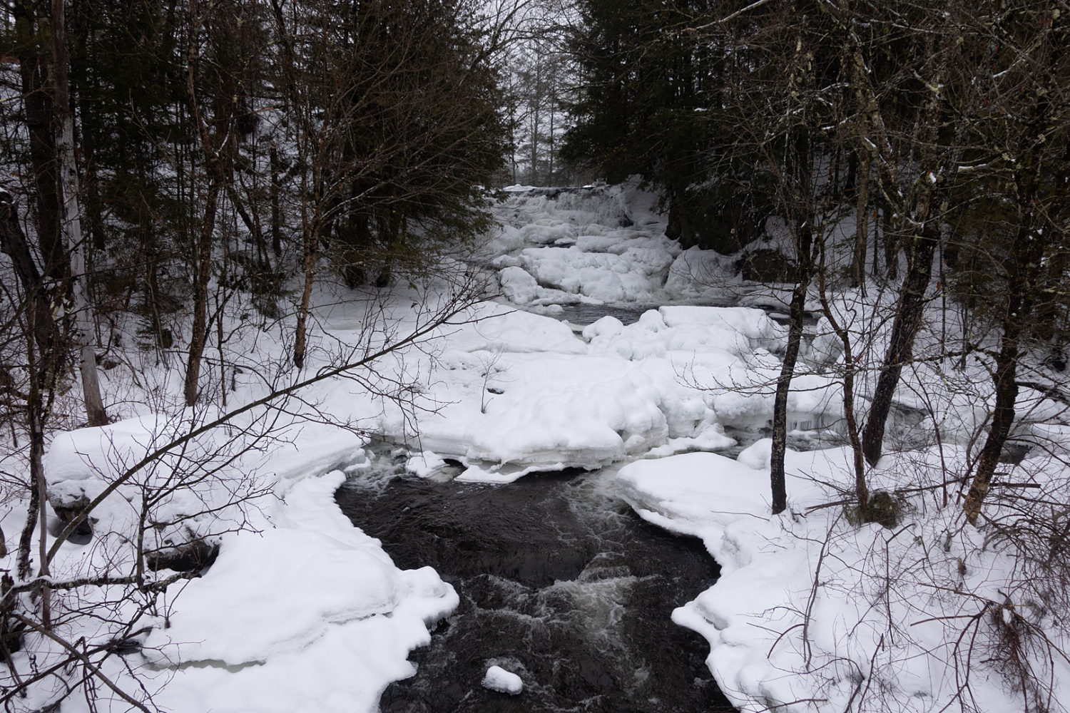 Paradox Creek waterfall