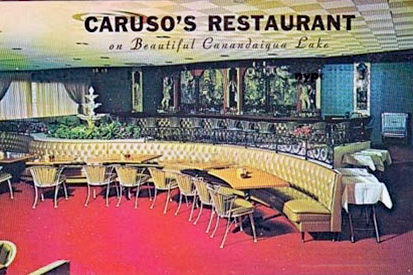 Interior of Caruso's in Canandaigua