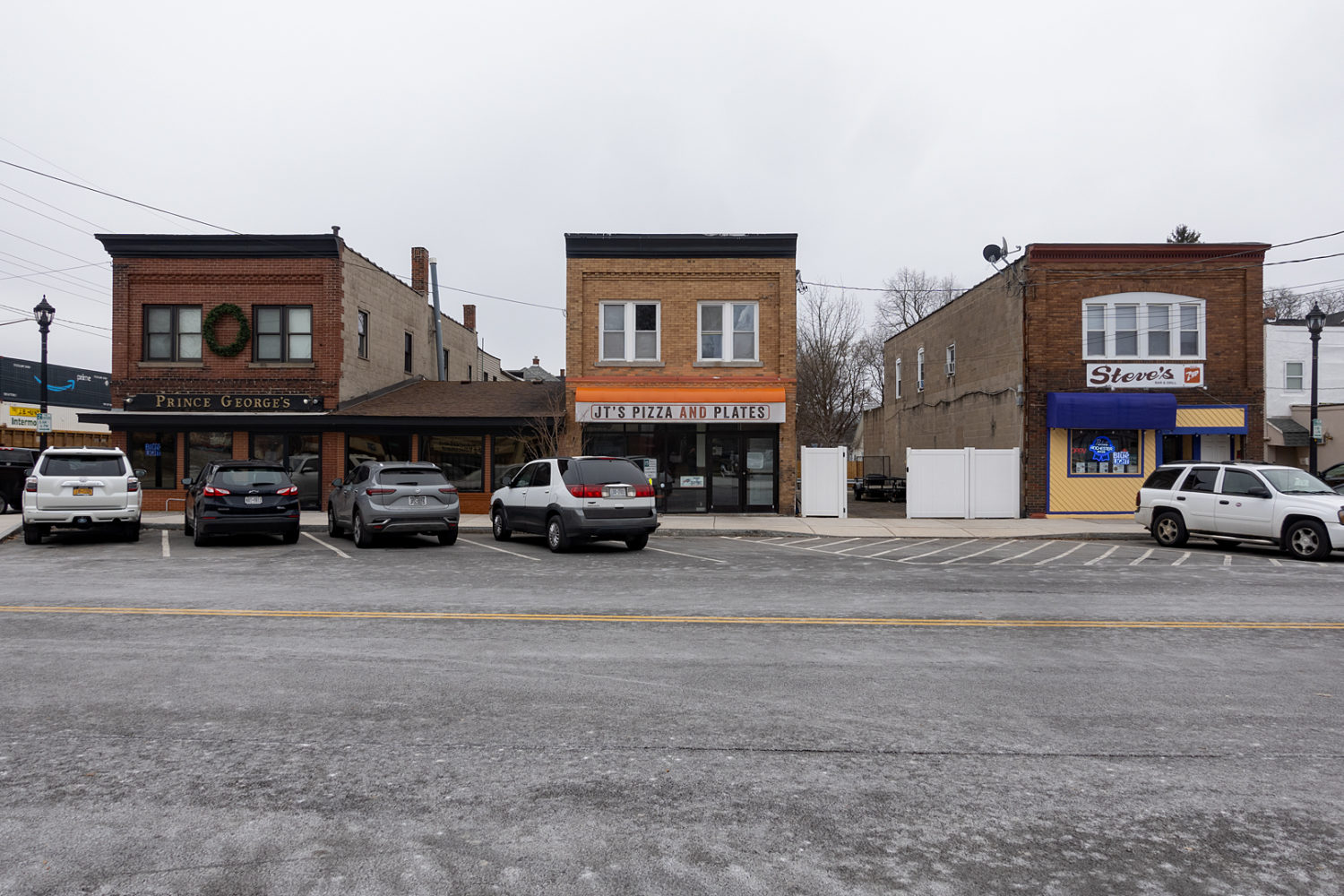 Main Street East Rochester by the tracks