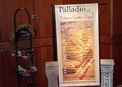 Palladio menu