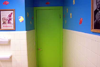 Pasghetti's bathroom in East Rochester