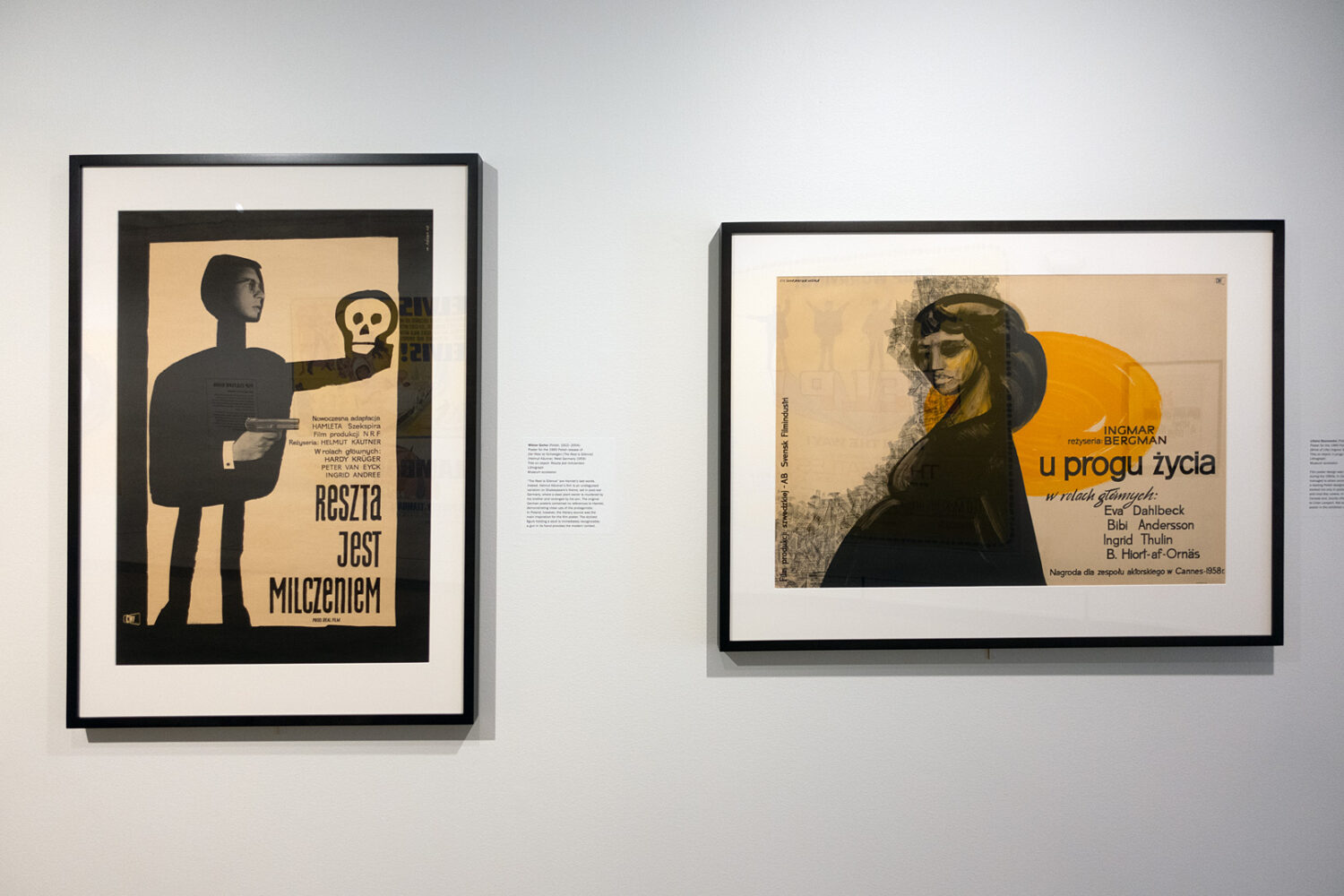 Eastern European posters from "Crashing Into The Sixties: Film Posters From The Collection" at George Eastman Museum
