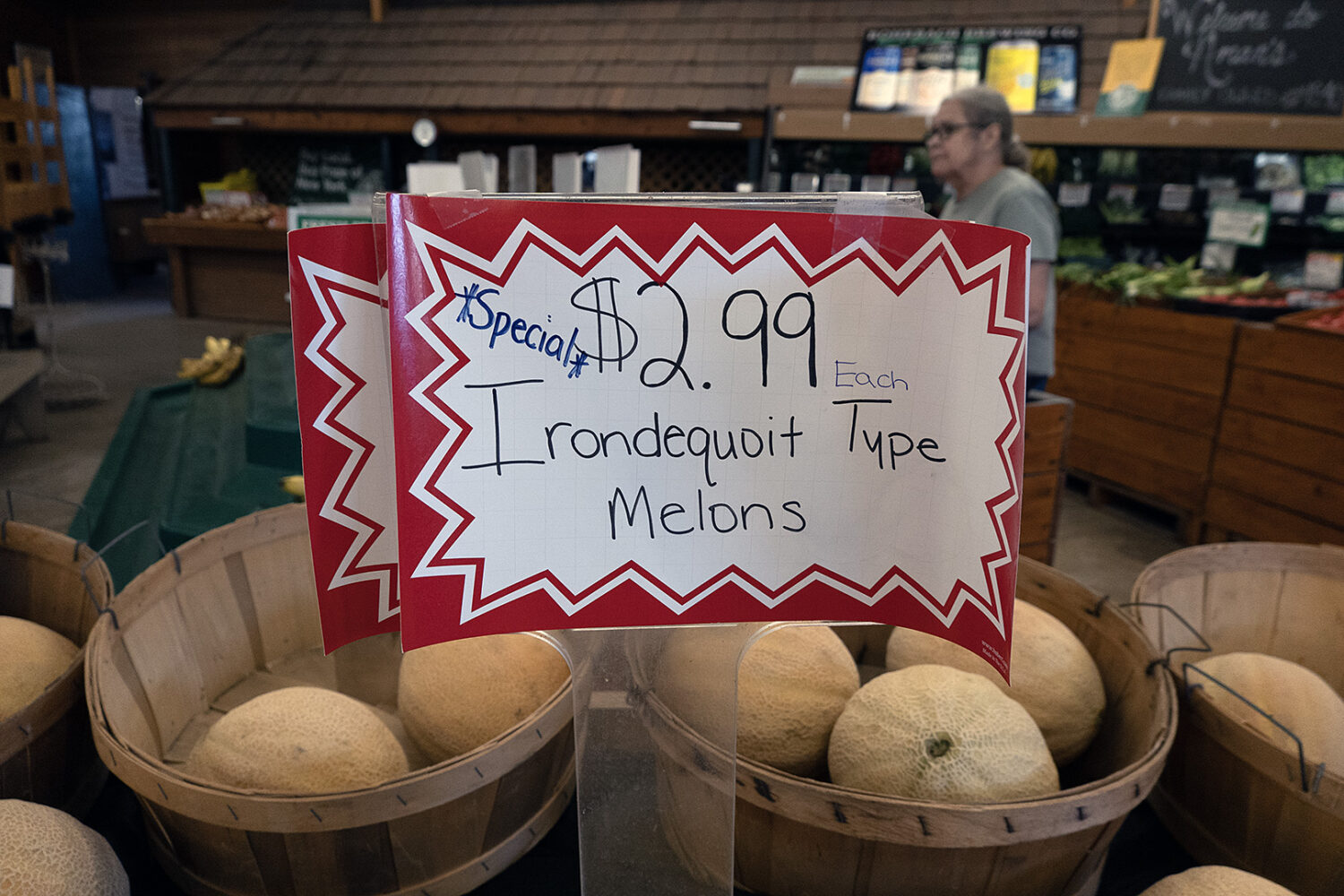 Irondequoit Type Melons at Aman's Farm Market