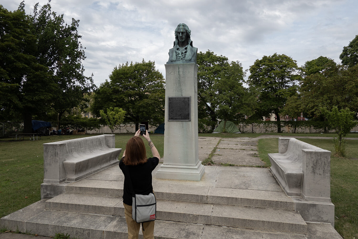 Schiller Monument Downtown Rochester