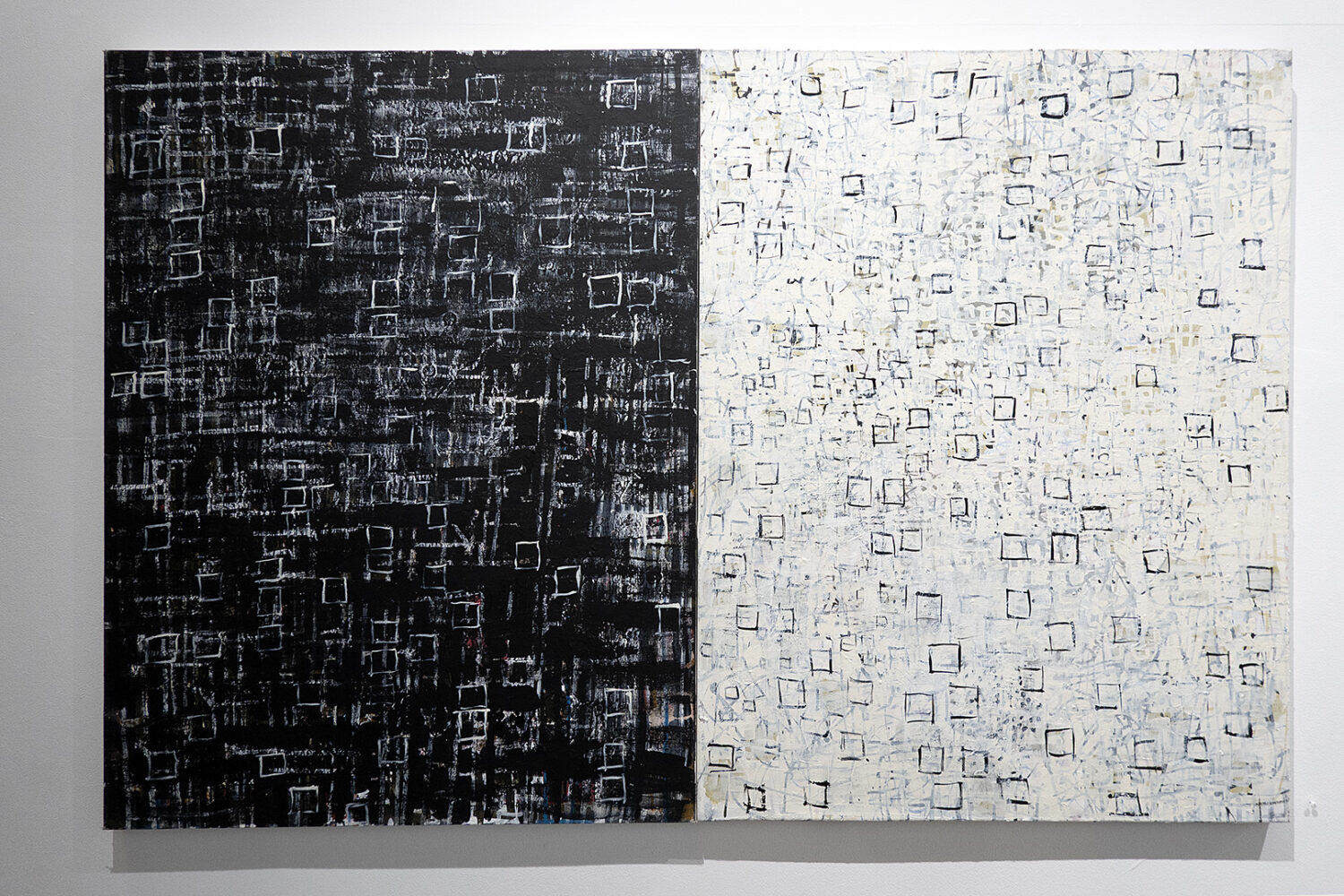 Karen Sardisko diptych at Colleen Buzzard's