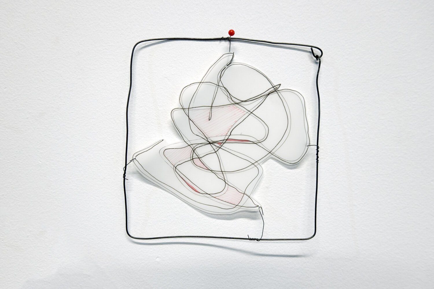 Colleen Buzzard art on wall in studio 02.06.26