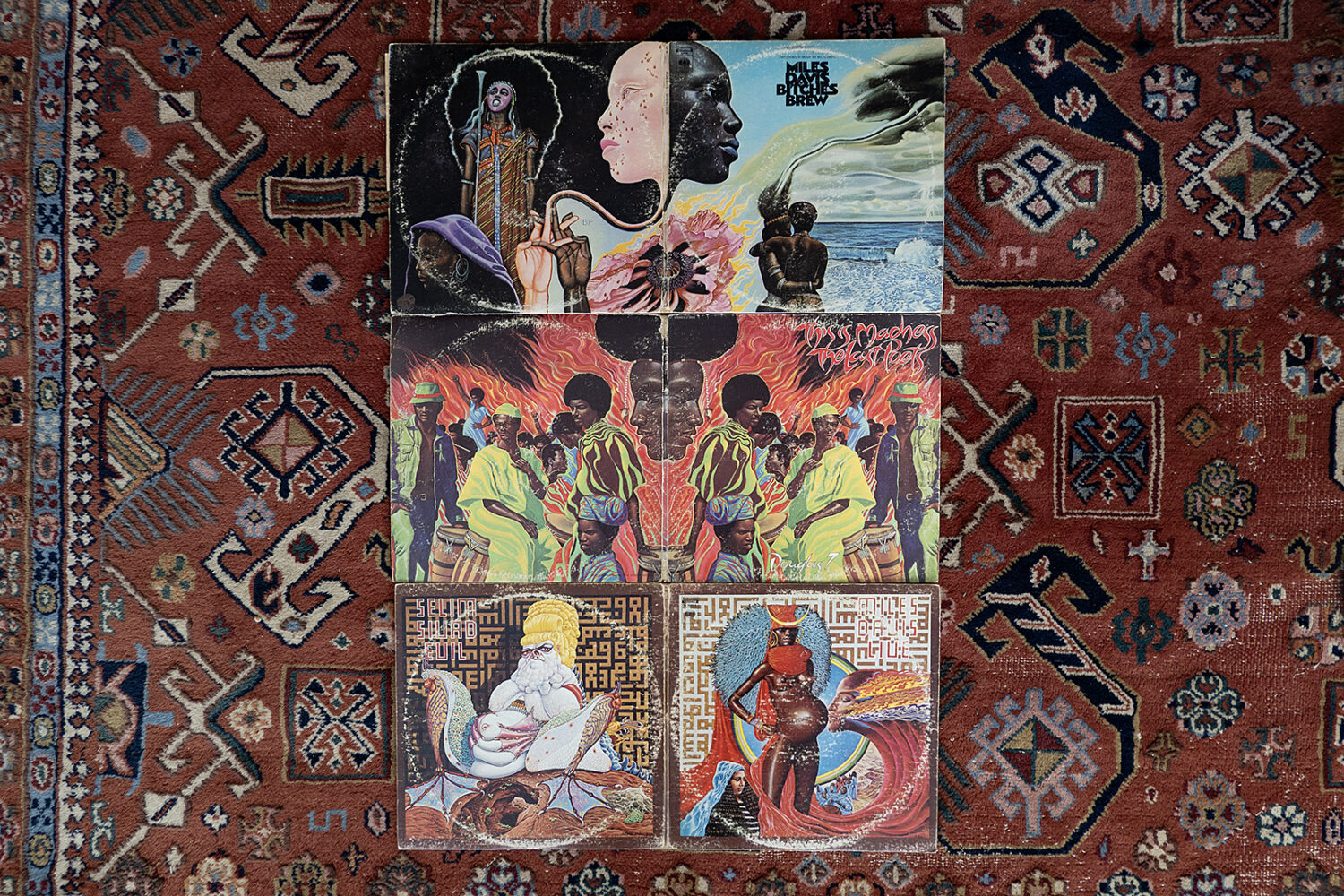 Three Mati Klarwein gatefold album covers