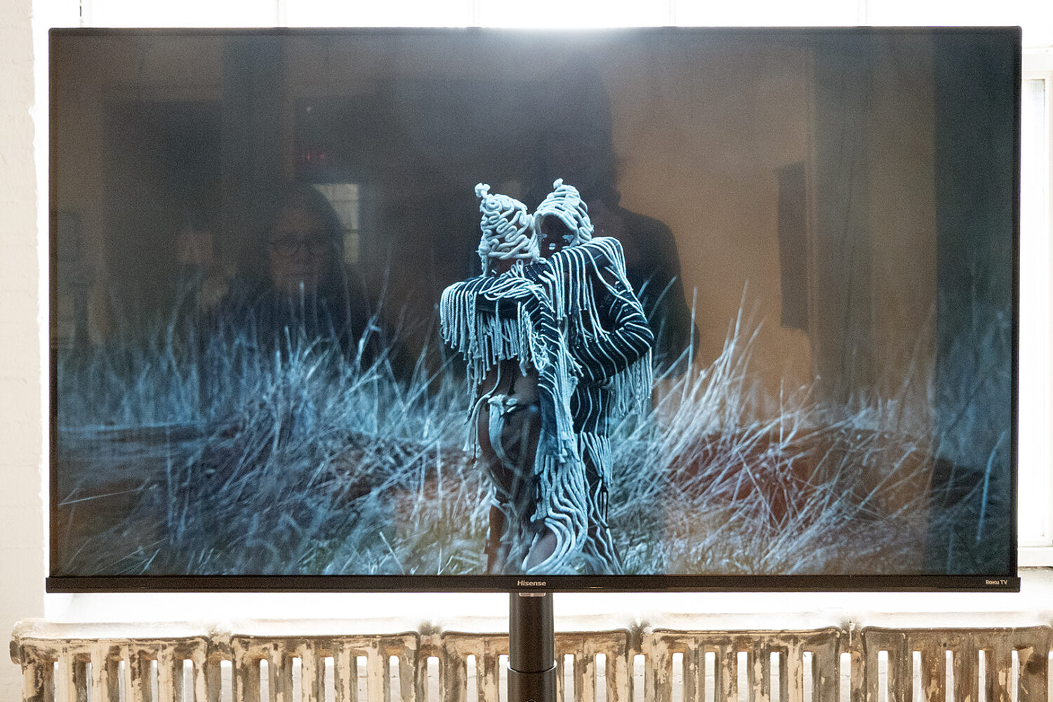 Still from performance video at 401 Richmond Art Center Toronto