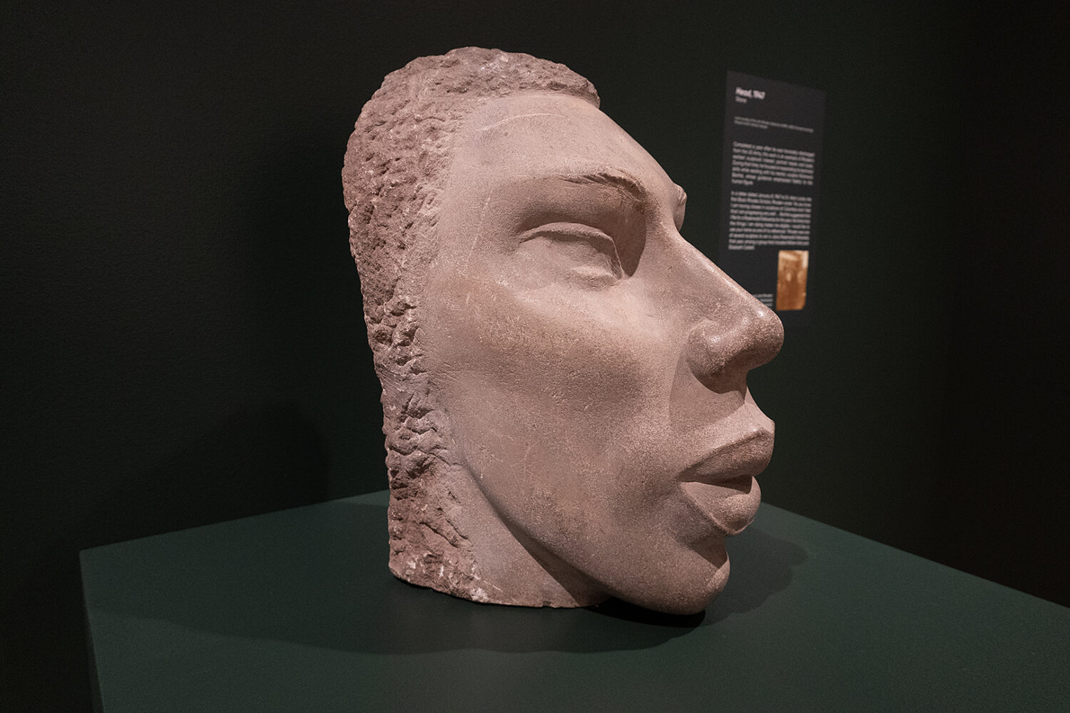 John Rhoden sculpture at MAG show "Determined to Be: The Sculpture of John Rhoden"