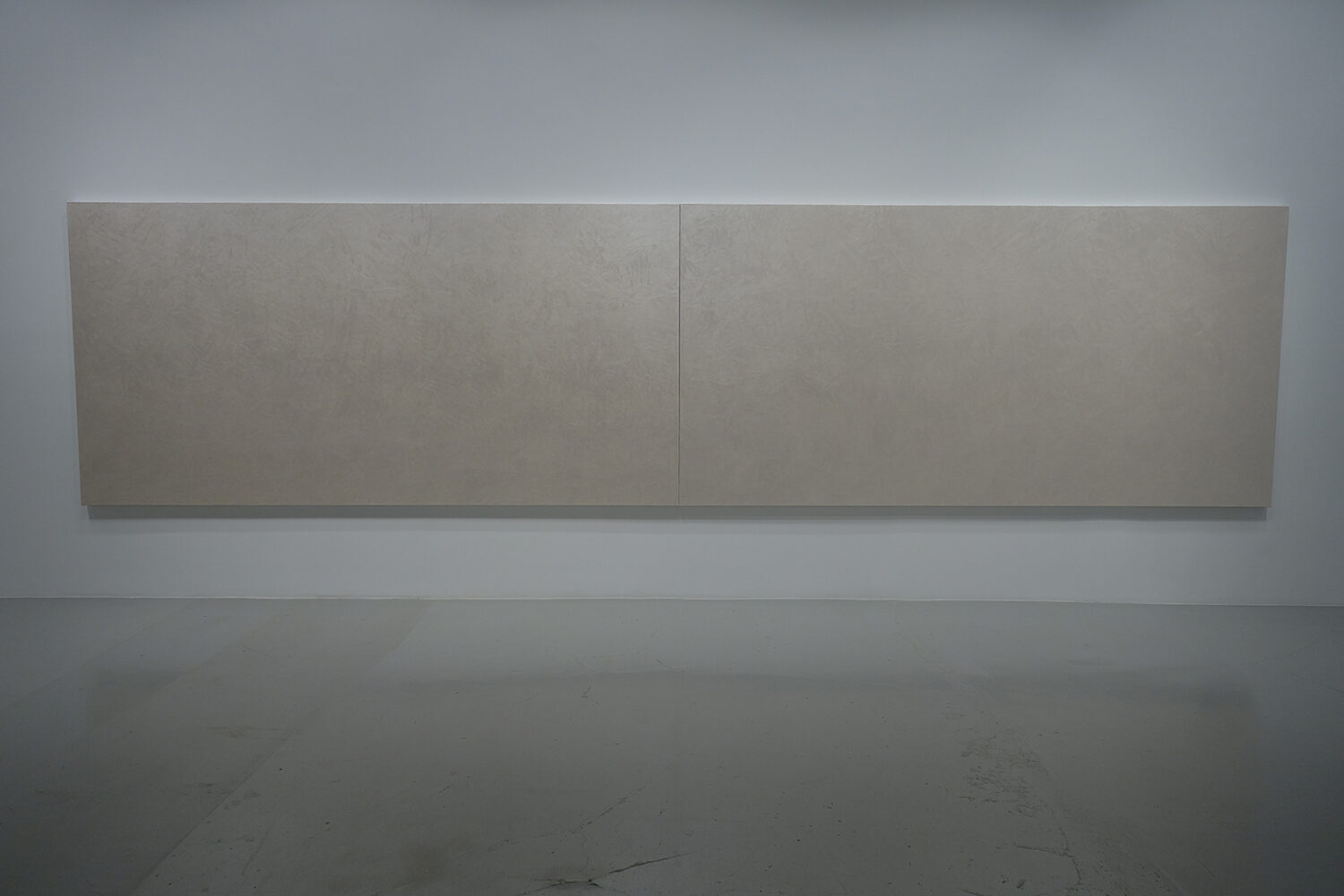 White diptych paintings in Chelsea 2018