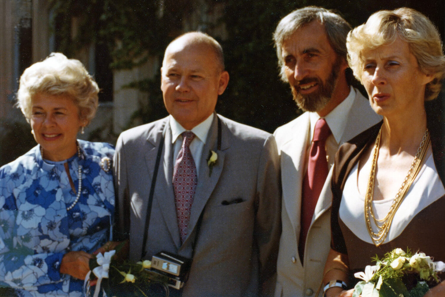 Peggi's parents, my parents, our wedding