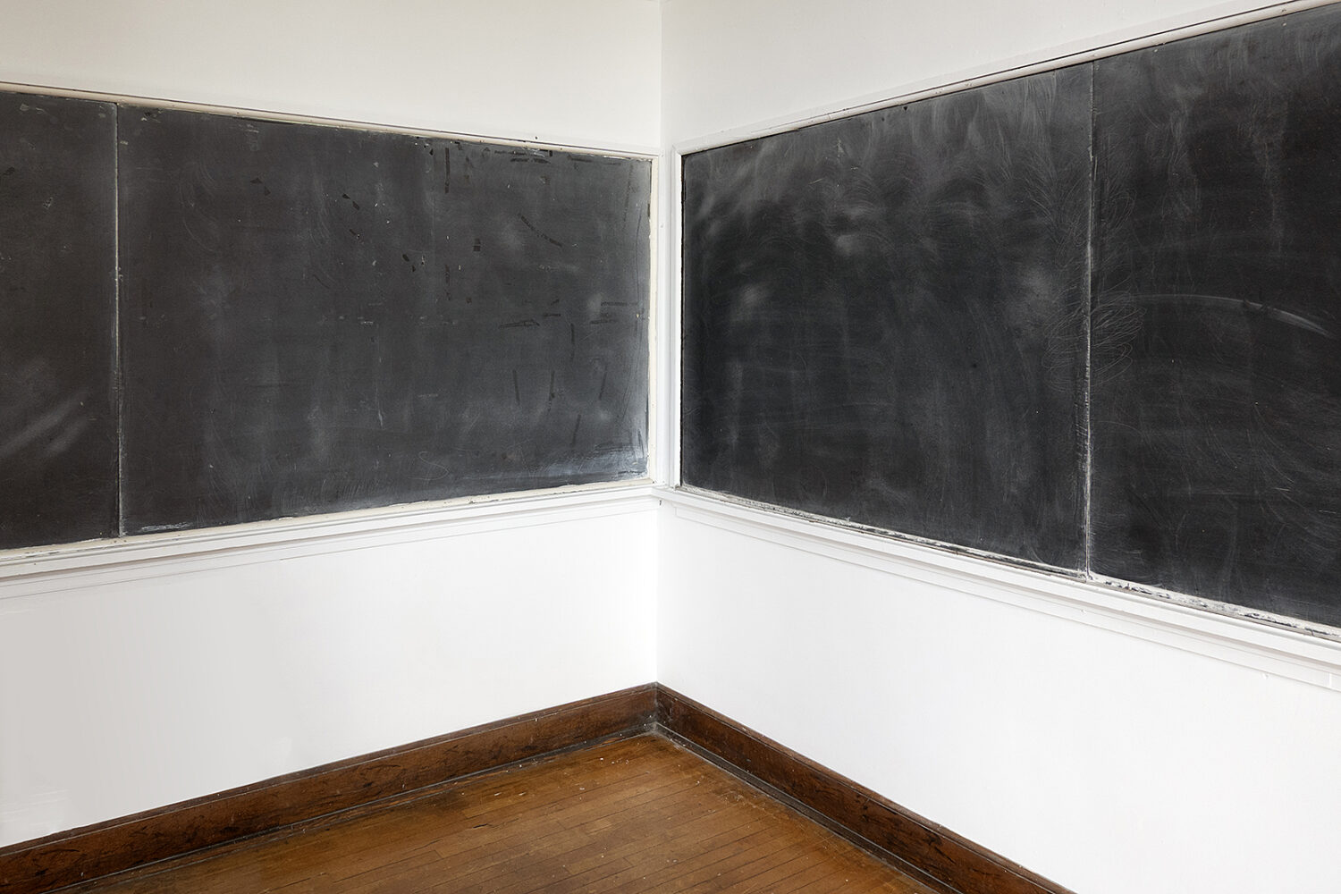 Chalkboard in old Medina High School