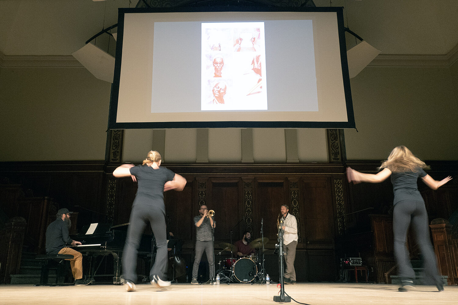 Miles Davis Animated Fringe performance at Hochstein